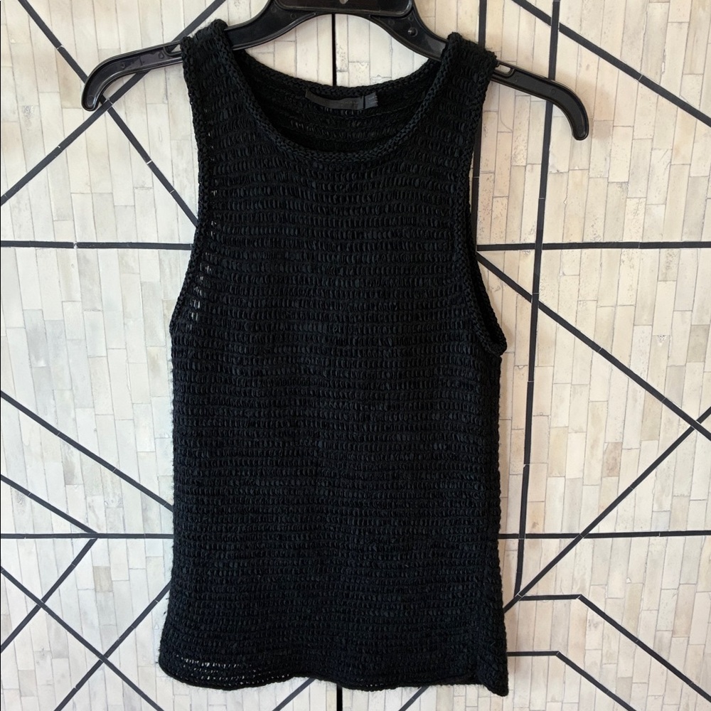 Donna Karan Knit Black Tank